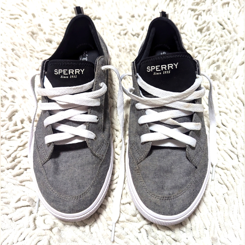 Sperry Topsider Grey Running Shoes- Size 7M
